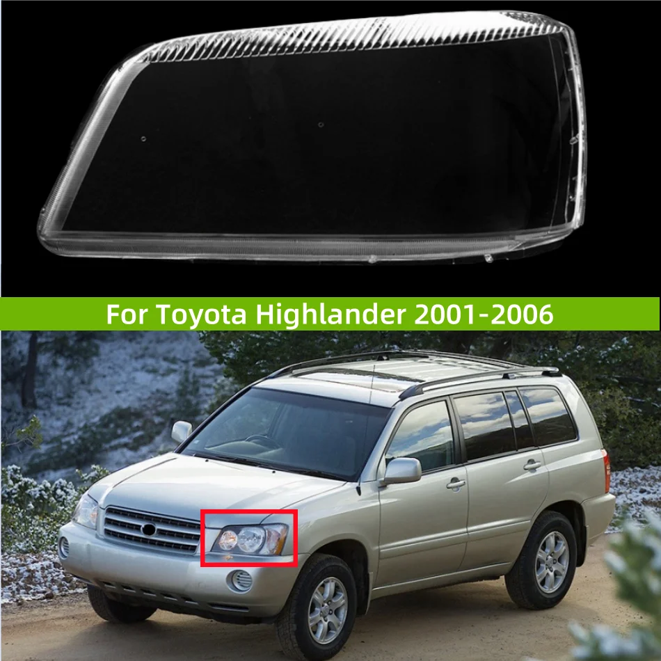 For Toyota Highlander 2001 2002 2003 2004 2005 2006 Headlamp Cover Transparent Lampshade Lamp Shade Headlight Shell
For Toyota Highlander 2001 2002 2003 2004 2005 2006 Headlamp Cover Transparent Lampshade Lamp Shade Headlight Shell