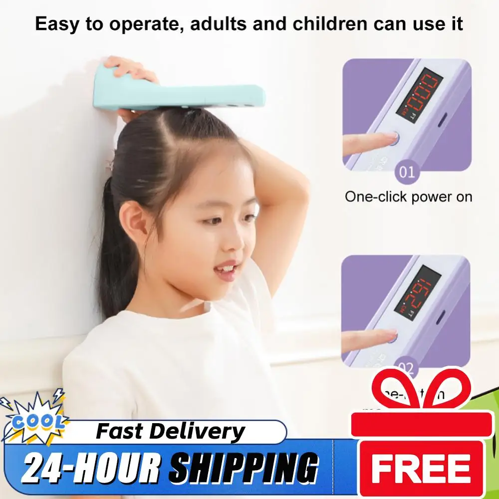 Ультразвуковой измеритель роста с LED-дисплеем, цифровая рулетка для измерения роста, портативное устройство для измерения роста детей
Ультразвуковой измеритель роста с LED-дисплеем, цифровая рулетка для измерения роста, портативное устройство для измерения роста детей