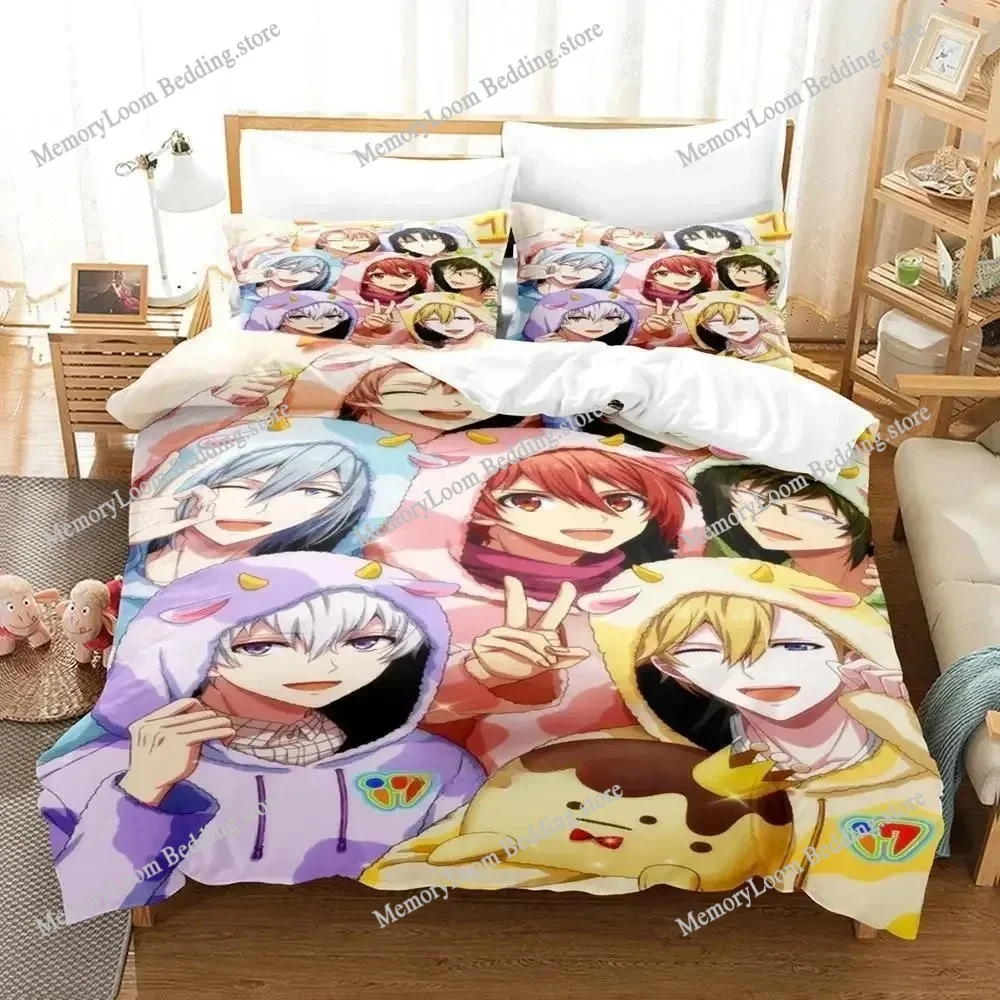 3D Print Anime Game IDOLiSH7 Bedding Set Single Twin Full Queen King Size Bed Set Adult Kid Bedroom Duvetcover Sets Home Textile
3D Print Anime Game IDOLiSH7 Bedding Set Single Twin Full Queen King Size Bed Set Adult Kid Bedroom Duvetcover Sets Home Textile