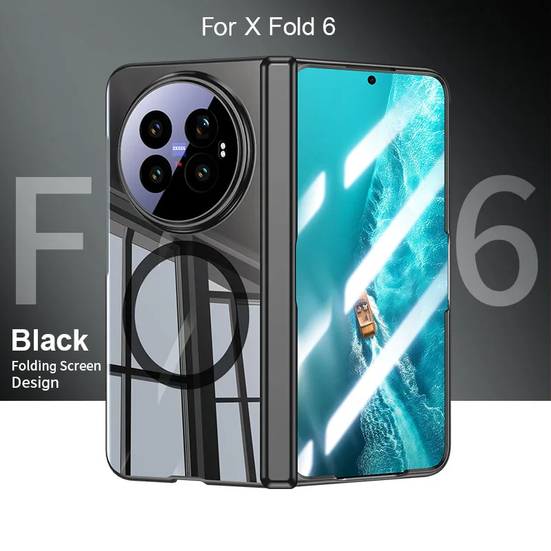 For VIVO X Fold 6 Case Luxury Plating transparent hinge magnetic MagSafe Protective Back Cover case For VIVO X Fold6 Phone Shel
For VIVO X Fold 6 Case Luxury Plating transparent hinge magnetic MagSafe Protective Back Cover case For VIVO X Fold6 Phone Shel