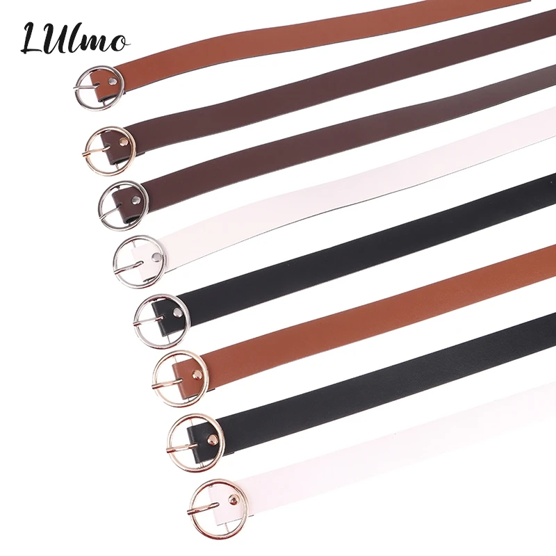 1Pc 100CM Leather Belt Fashion Waist Belts Metal Circle Buckle Waistband Pants Decorative Belt Women Clothing Accesories
1Pc 100CM Leather Belt Fashion Waist Belts Metal Circle Buckle Waistband Pants Decorative Belt Women Clothing Accesories