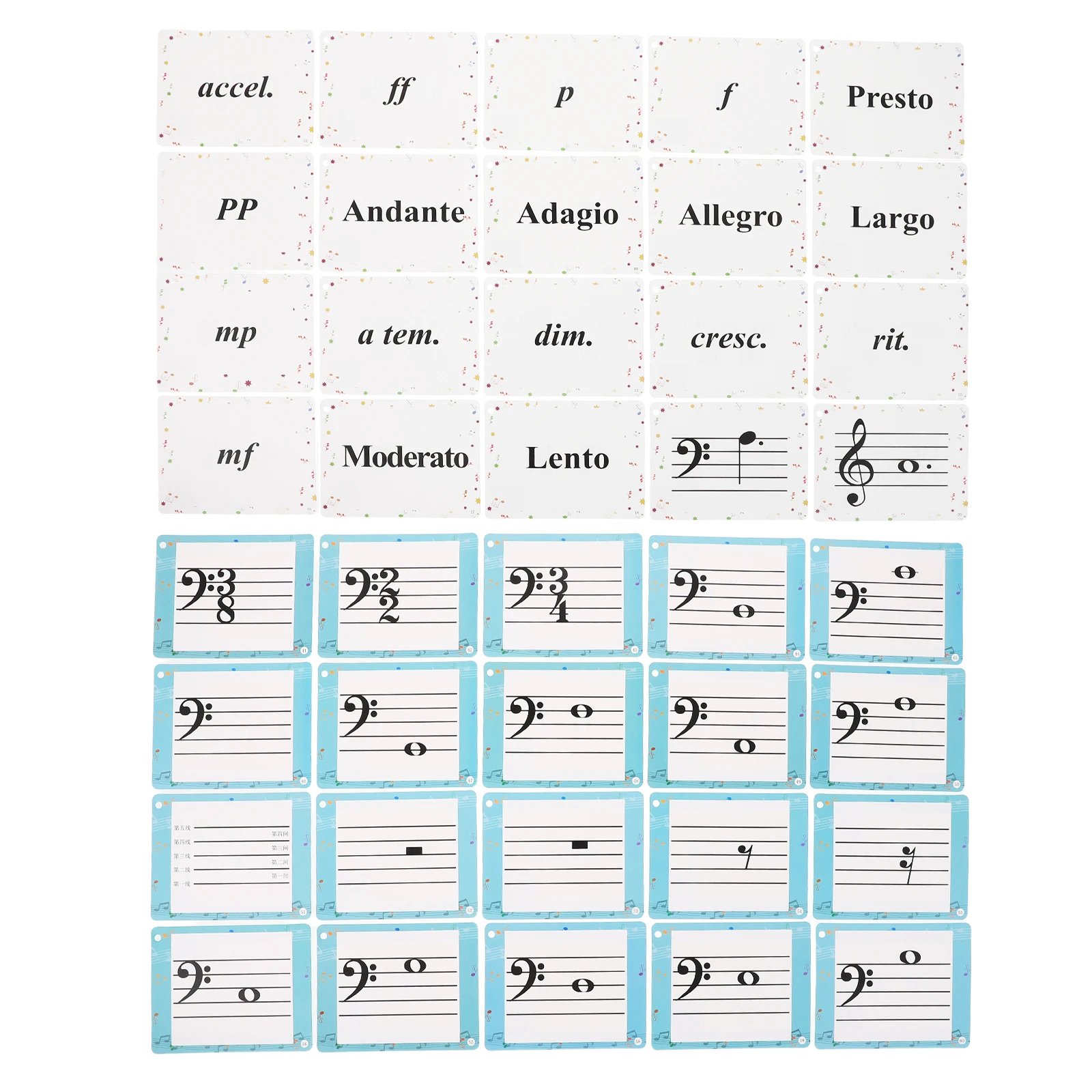 80pcs Music Education Cards Kids Staff Notations Learning Paper Practice Professional Design Compatibility Pattern Portable
80pcs Music Education Cards Kids Staff Notations Learning Paper Practice Professional Design Compatibility Pattern Portable