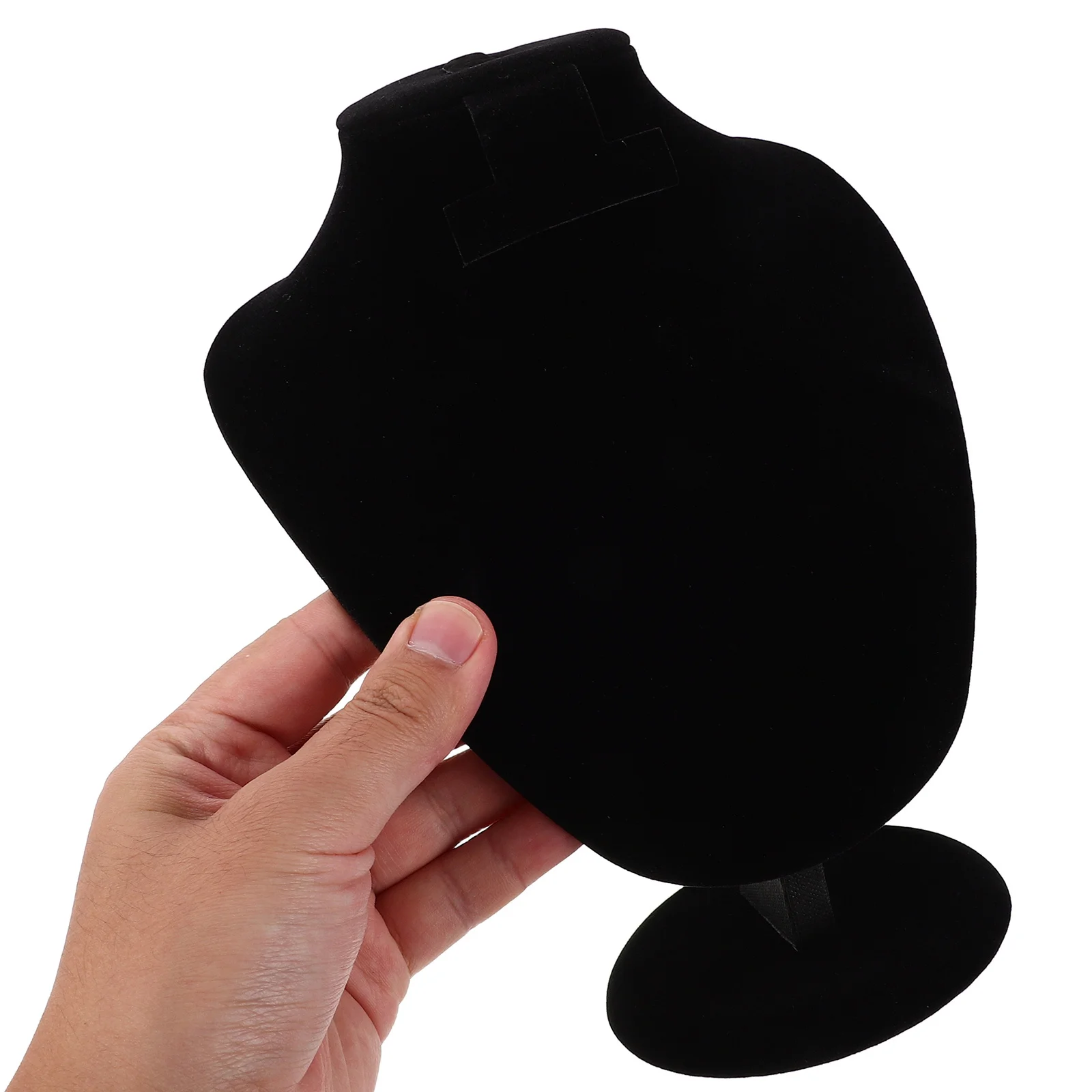 Black Lint Jewelry Display Stand Mannequin Bust Holder for Necklaces Pendants Secure Scratch Resistant Tabletop Presentation
Black Lint Jewelry Display Stand Mannequin Bust Holder for Necklaces Pendants Secure Scratch Resistant Tabletop Presentation