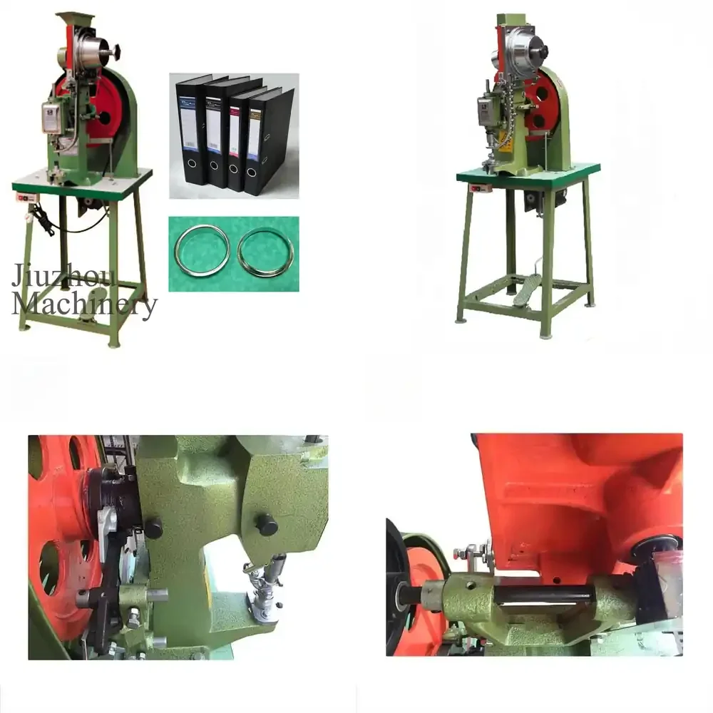 Semi Automatic Big Round Grommet Riveting Machine for File Folder
Semi Automatic Big Round Grommet Riveting Machine for File Folder