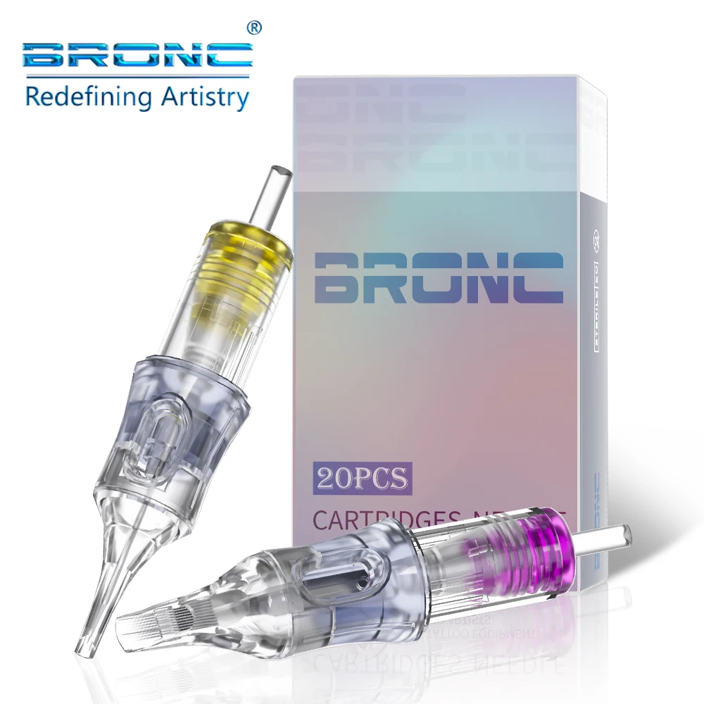 BRONC 20Pcs/Box Tattoo Needle Cartridges Round Linder 0.30MM/0.35MM Disposable Sterilized Membrane Safety Tattoo Cartridge Needl
BRONC 20Pcs/Box Tattoo Needle Cartridges Round Linder 0.30MM/0.35MM Disposable Sterilized Membrane Safety Tattoo Cartridge Needl