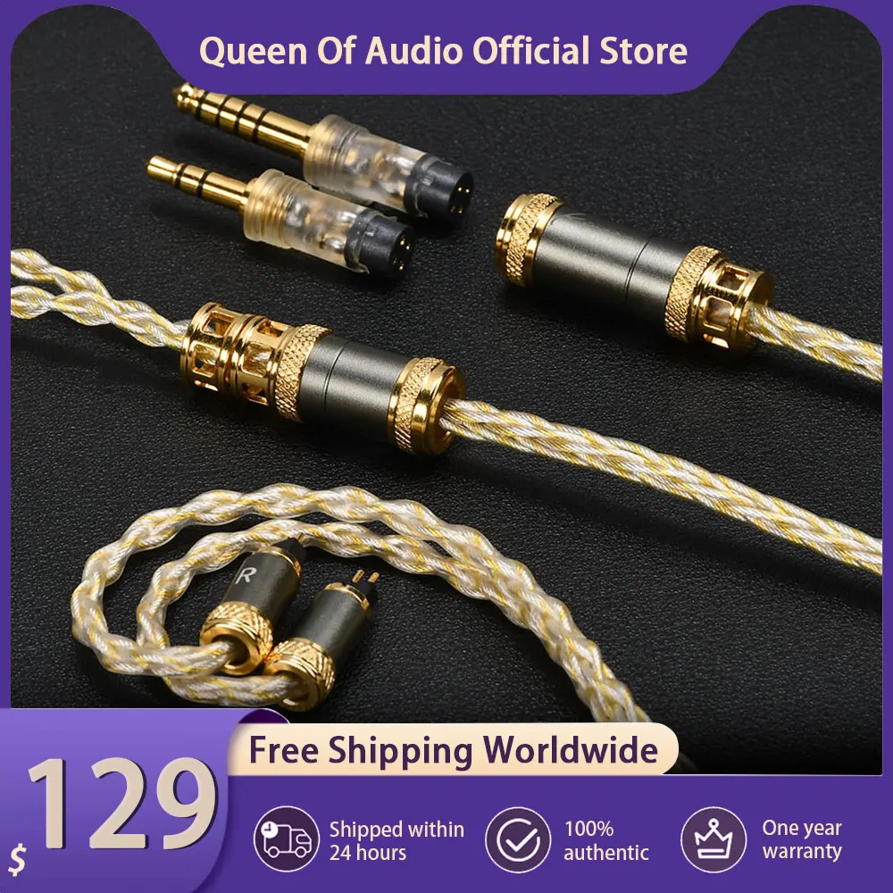 Kinera MIA In Ear Earphone Upgrade Cable HIFI Wired Headphone 6N Single Crystal Copper Silver-Plated Earbuds Accessories Headset
Kinera MIA In Ear Earphone Upgrade Cable HIFI Wired Headphone 6N Single Crystal Copper Silver-Plated Earbuds Accessories Headset
