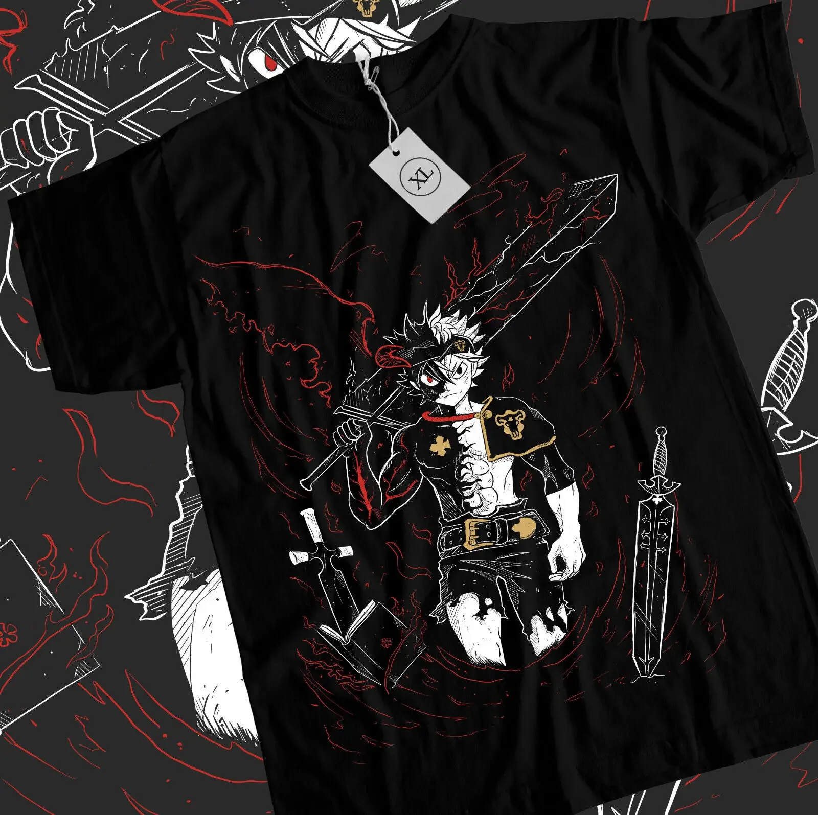 Asta Yuno T-shirt Black Clover Anime Manga Asta Girl Gifts Black Shirt All Size
Asta Yuno T-shirt Black Clover Anime Manga Asta Girl Gifts Black Shirt All Size