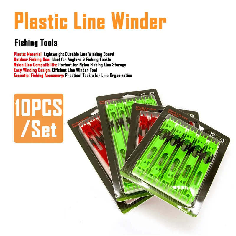 10Pcs/Set Value Plastic Fishing Line Spool Portable Line Winder Board Fishing Line Organizer Fishing Accessory Outdoor Supplies
10Pcs/Set Value Plastic Fishing Line Spool Portable Line Winder Board Fishing Line Organizer Fishing Accessory Outdoor Supplies