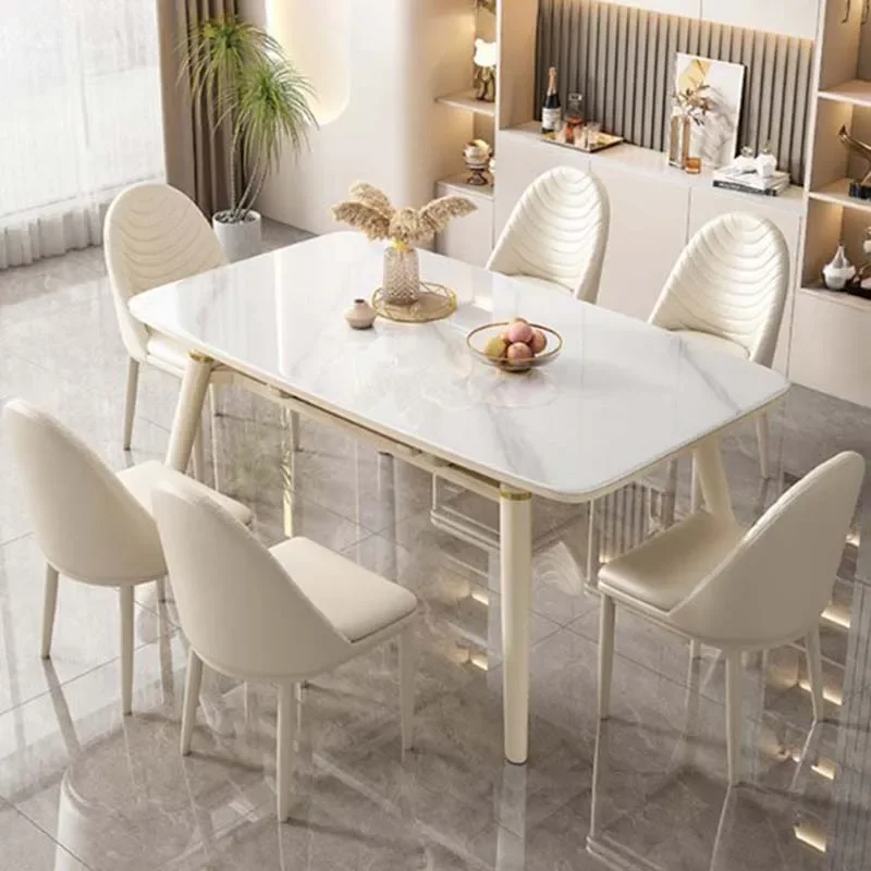 Designer Luxury Table Modern Rectangular Unique Nordic Small Dining Table Set Living Room Mesas Restaurante Kitchen Furniture
Designer Luxury Table Modern Rectangular Unique Nordic Small Dining Table Set Living Room Mesas Restaurante Kitchen Furniture