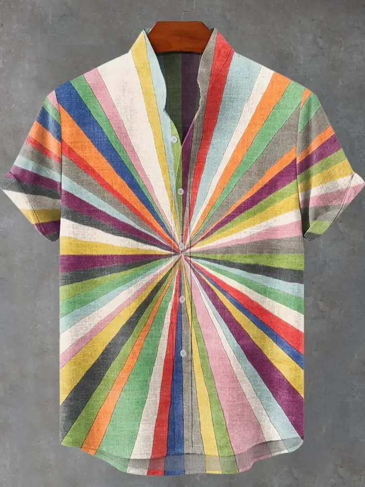 Fashionable 3D printed linen short sleeved shirt, high-end street 2024 shirt, breathable and lightweight men's shirt, travel
Fashionable 3D printed linen short sleeved shirt, high-end street 2024 shirt, breathable and lightweight men's shirt, travel