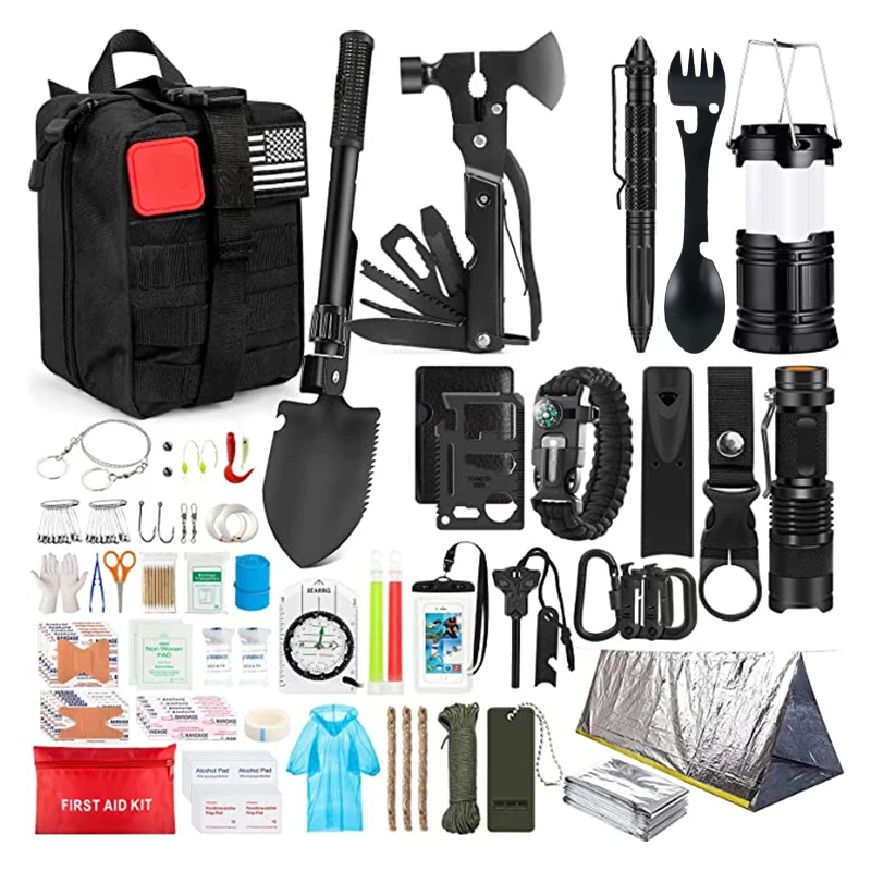 EMAK Survival Kit Set Travel Camping Backpack Emergency First Aid Medical Supplies Tactical Kits 10L Capacity Completely
EMAK Survival Kit Set Travel Camping Backpack Emergency First Aid Medical Supplies Tactical Kits 10L Capacity Completely