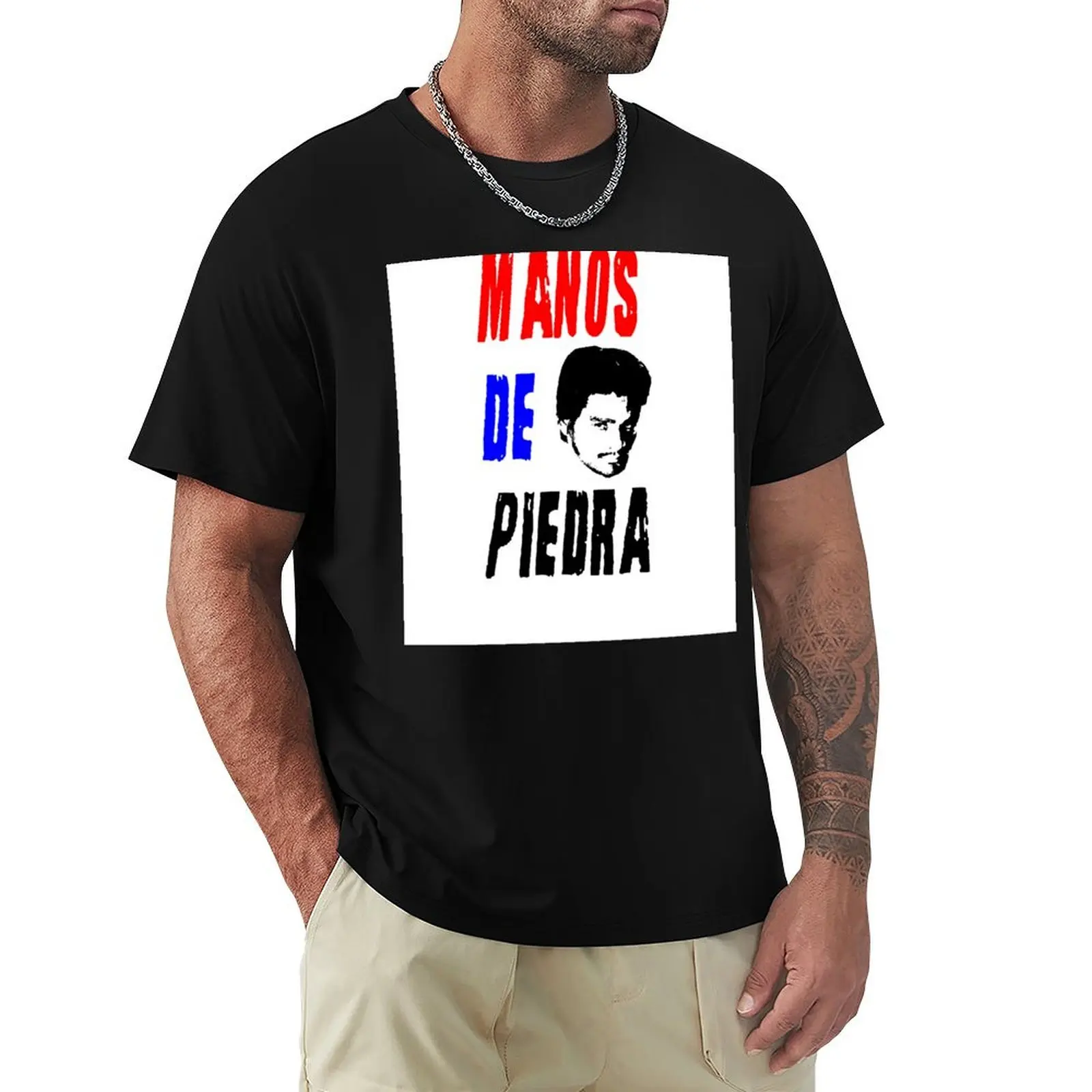 Roberto Durán - Manos de Piedra T-Shirt blanks graphic shirts basketball graphic tees oversized t shirts for men
Roberto Durán - Manos de Piedra T-Shirt blanks graphic shirts basketball graphic tees oversized t shirts for men