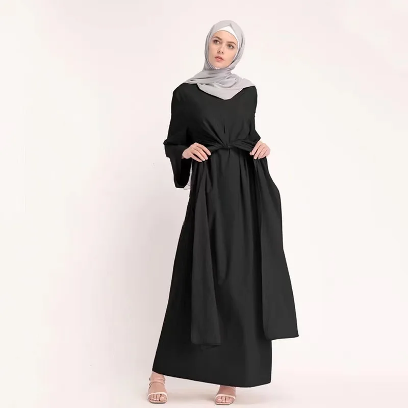 2025 Malaysian Muslim Women's Dress Arab Lace Solid Color Long Dress Abaya Robe Abaya Ramadan Dubai Luxury Islam Elegant
2025 Malaysian Muslim Women's Dress Arab Lace Solid Color Long Dress Abaya Robe Abaya Ramadan Dubai Luxury Islam Elegant