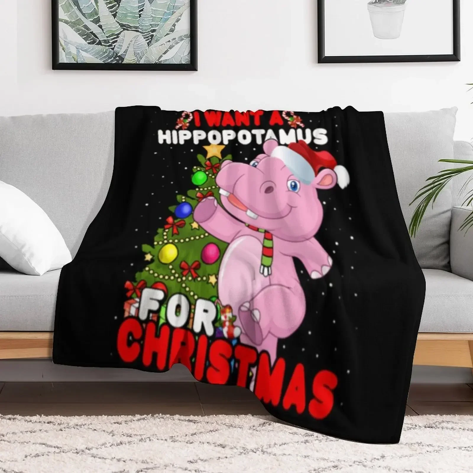 I Want A Hippopotamus For Christmas Throw Blanket Softest Multi-Purpose for winter Blankets
I Want A Hippopotamus For Christmas Throw Blanket Softest Multi-Purpose for winter Blankets