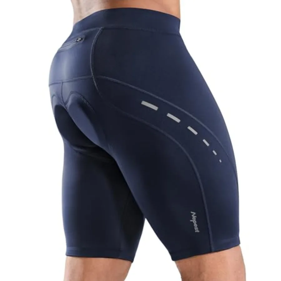 Nepest Men's Bike Shorts 4D Padded Cycling Road Biking Riding Biker Bicycle Mountain Cycle Shorts Zipper Pockets
Nepest Men's Bike Shorts 4D Padded Cycling Road Biking Riding Biker Bicycle Mountain Cycle Shorts Zipper Pockets