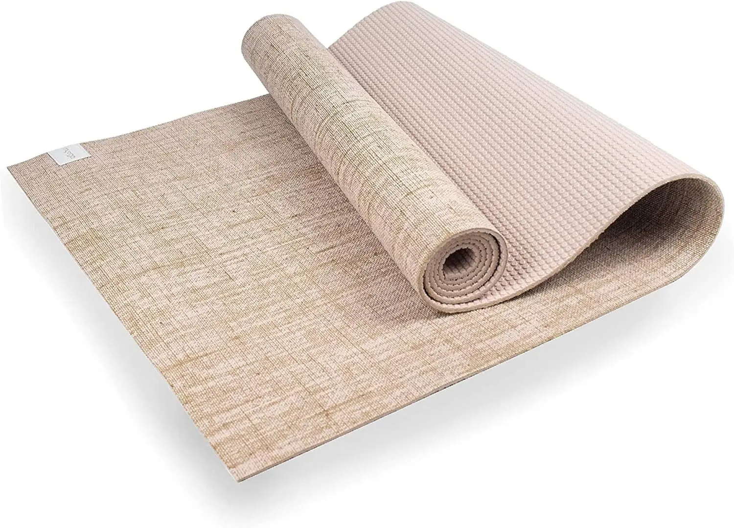 Jute Yoga Mat, Eco Friendly Biodegradable Exercise Mat with PVC Backing, Non-Slip Surface for Yoga Pilates, 72"x24" 0.2
Jute Yoga Mat, Eco Friendly Biodegradable Exercise Mat with PVC Backing, Non-Slip Surface for Yoga Pilates, 72"x24" 0.2