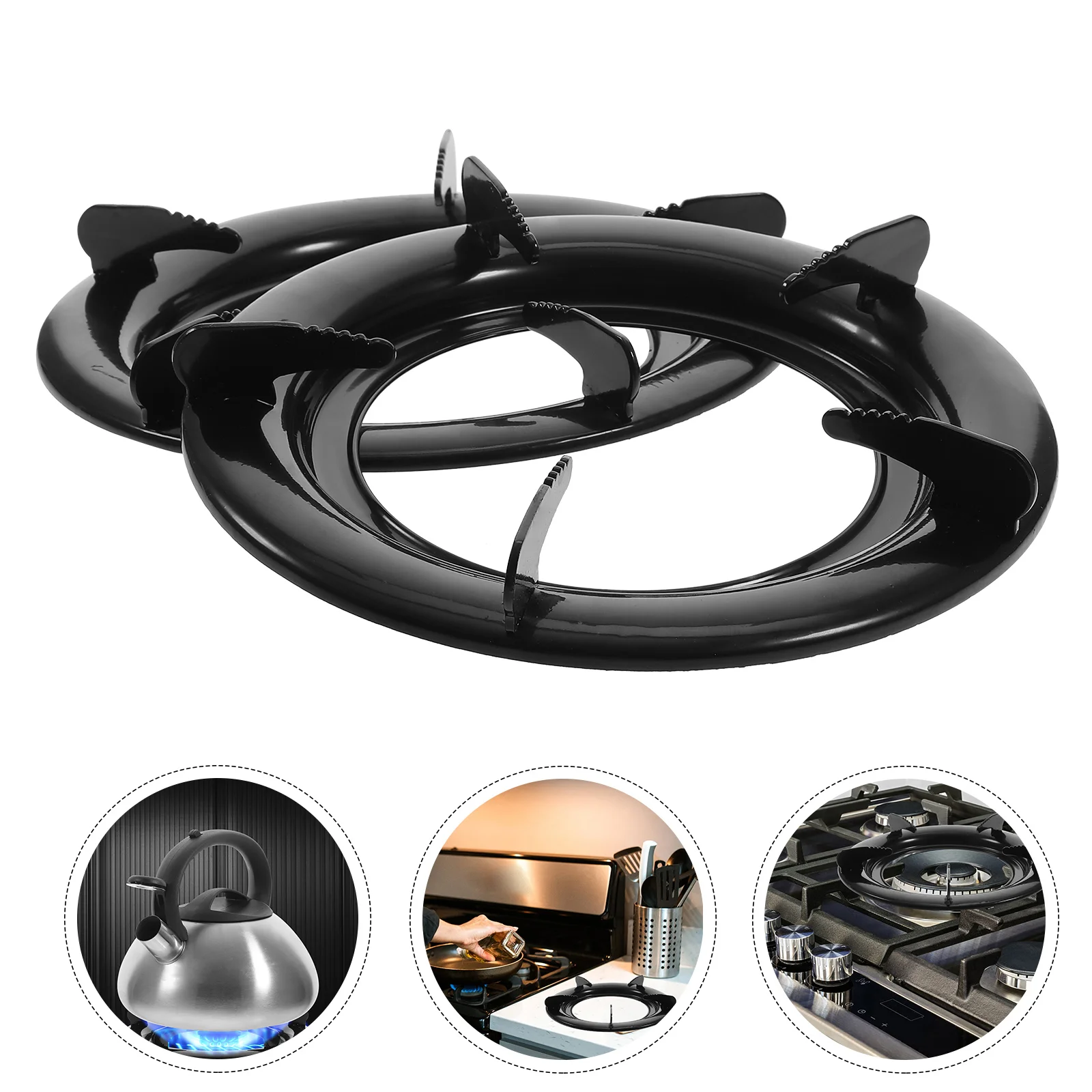 2 Pcs Gas Stove Bracket Pan with Lid Iron Holder Kitchen Supply Cooking Utensils Practical Accessory
2 Pcs Gas Stove Bracket Pan with Lid Iron Holder Kitchen Supply Cooking Utensils Practical Accessory
