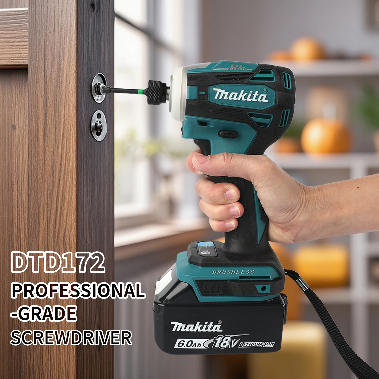 Makita DTD172 Wireless Drills Charging Drill Brushless Driver 18V Electric Screwdriver Impact Hand Electric Drill Electric Tool
Makita DTD172 Wireless Drills Charging Drill Brushless Driver 18V Electric Screwdriver Impact Hand Electric Drill Electric Tool