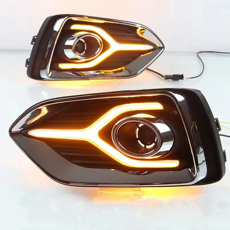 Yellow Turn Signal Function Car DRL LED Daytime Running Light Fog Lamp For Hyundai Accent Solaris 2017 2018 2019 2020
Yellow Turn Signal Function Car DRL LED Daytime Running Light Fog Lamp For Hyundai Accent Solaris 2017 2018 2019 2020