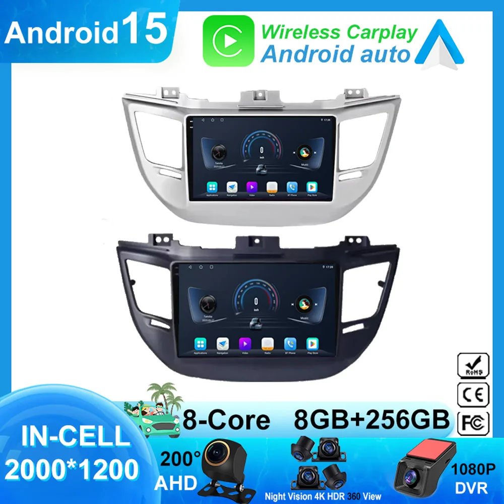 Android 14 Video Player For Hyundai Tucson IX35 3 2015 2016 2017 2018 Car Radio 4G WIFI Multimedia Navigation GPS Stereo Carplay
Android 14 Video Player For Hyundai Tucson IX35 3 2015 2016 2017 2018 Car Radio 4G WIFI Multimedia Navigation GPS Stereo Carplay