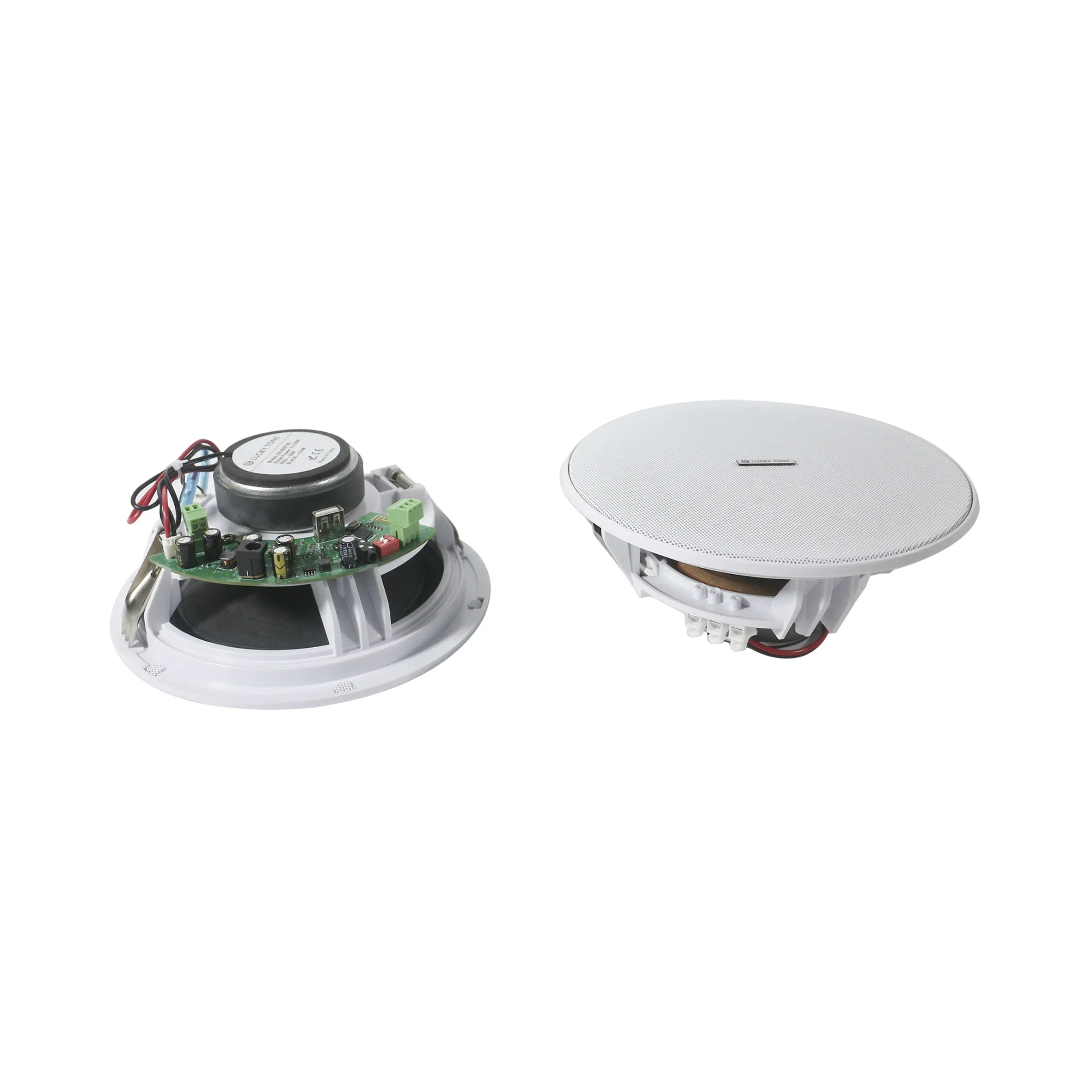M High Quality 2*25W 6.5 Inch Wireless Bluetooth Ceiling Speaker Active Full Range Frameless Ceiling Speaker
M High Quality 2*25W 6.5 Inch Wireless Bluetooth Ceiling Speaker Active Full Range Frameless Ceiling Speaker