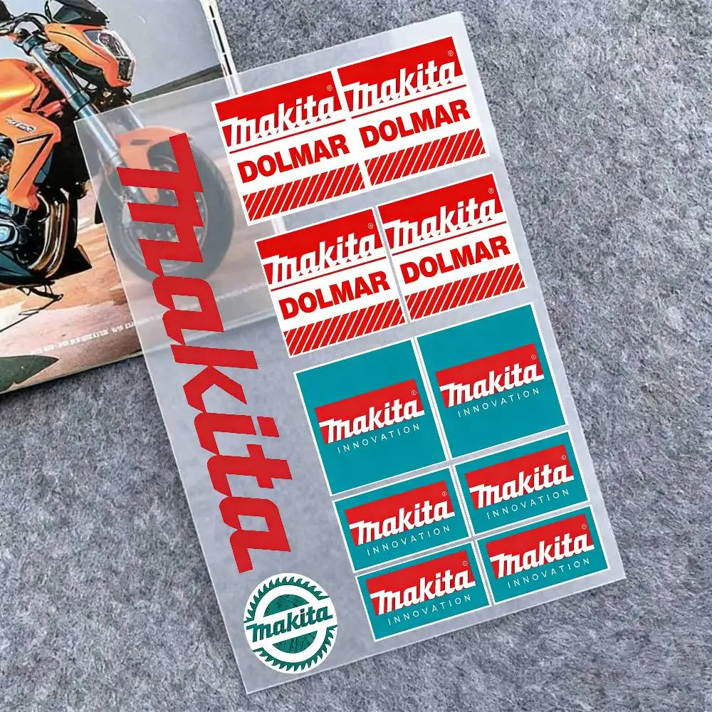 Светоотражающие наклейки для мотоциклов MAKITA, предупреждающие о безопасности в темноте, для шлемов скутеров.
Светоотражающие наклейки для мотоциклов MAKITA, предупреждающие о безопасности в темноте, для шлемов скутеров.