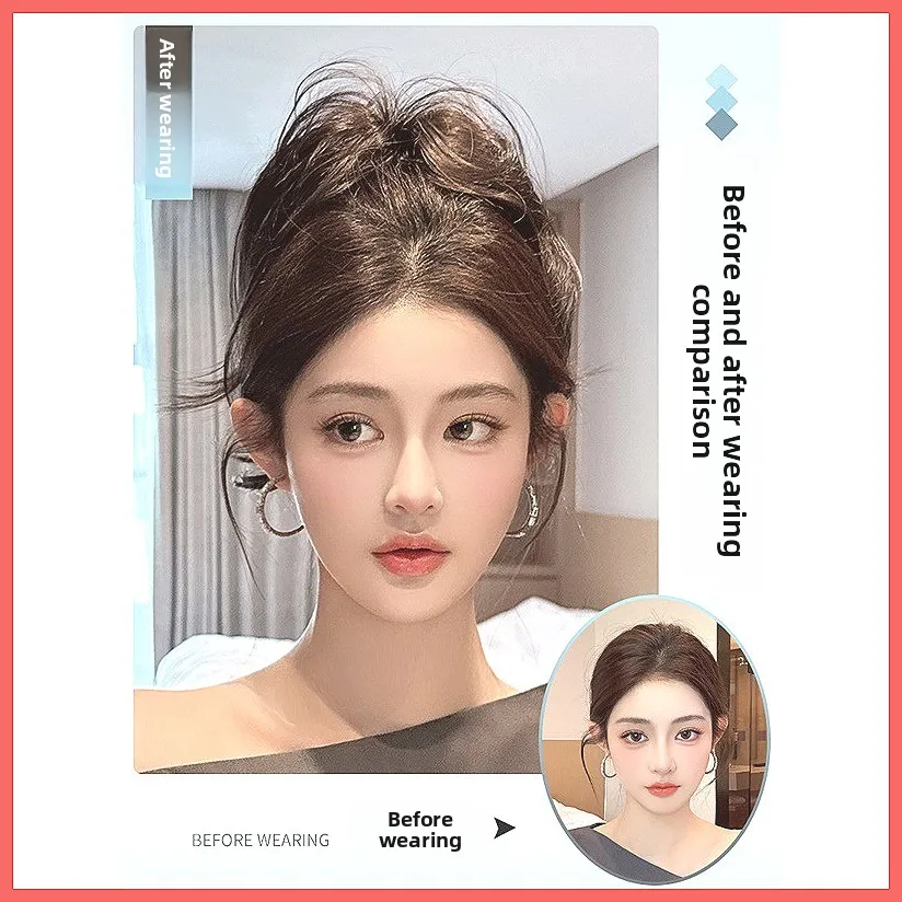 High Ponytail Clip-in Hairpiece - Voluminous Mermaid Curls Short Fountain Ponytail for Instant Glamour
High Ponytail Clip-in Hairpiece - Voluminous Mermaid Curls Short Fountain Ponytail for Instant Glamour