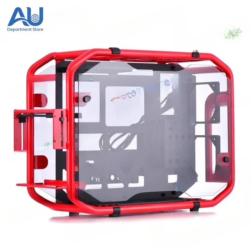 High-end boutique special-shaped full-open side-through tempered glass desktop all-aluminum tube rack aluminum plate
High-end boutique special-shaped full-open side-through tempered glass desktop all-aluminum tube rack aluminum plate