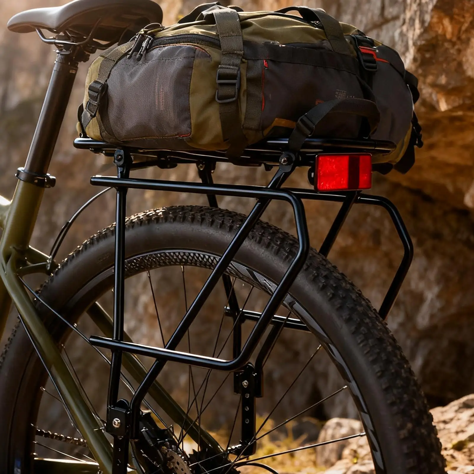 Bike Rack Rear Cargo Carrier Telescopic with Reflective Logo Rear Bike Rack Rear Bike Rack high load-bearing bicycle rear rack
Bike Rack Rear Cargo Carrier Telescopic with Reflective Logo Rear Bike Rack Rear Bike Rack high load-bearing bicycle rear rack