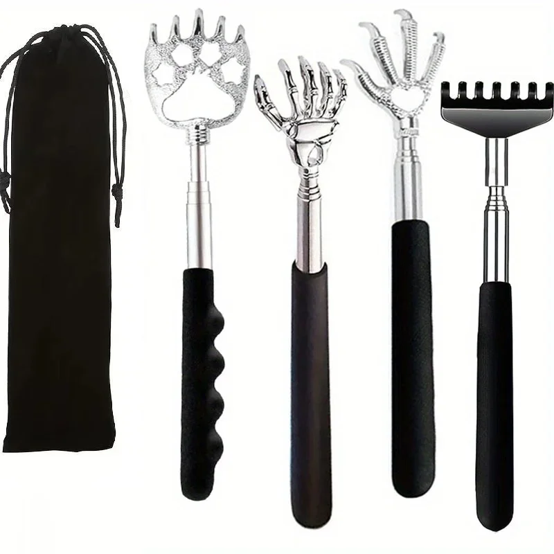 4pcs Mixed Set of Men's and Women's Back Scratchers, Extendable Back Massage Tool with Rubber Handle, Birthday Gift for Parents
4pcs Mixed Set of Men's and Women's Back Scratchers, Extendable Back Massage Tool with Rubber Handle, Birthday Gift for Parents