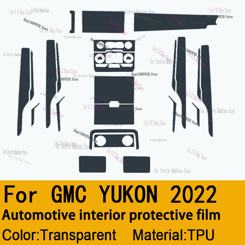 For GMC YUKON (2022 )TPU Gearbox Panel Film Dashboard Protective Sticker Interior Anti-Scratch Car film protect
For GMC YUKON (2022 )TPU Gearbox Panel Film Dashboard Protective Sticker Interior Anti-Scratch Car film protect