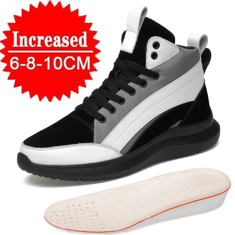 High-top Men Sneakers 2026 New Elevator Shoes Breathable Sports Heightening Shoes Increase Insole 6/8/10CM Casual Male Footwear
High-top Men Sneakers 2026 New Elevator Shoes Breathable Sports Heightening Shoes Increase Insole 6/8/10CM Casual Male Footwear