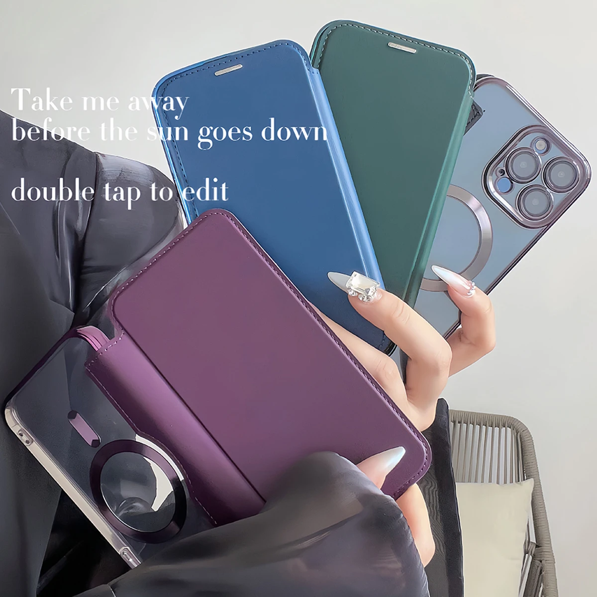 Luxury Leather Flip Wallet Case Magnetic Cover For iPhone 16 15 14 13 12 11 Pro Max Plus Camera Protection Magsafe Phone Case
Luxury Leather Flip Wallet Case Magnetic Cover For iPhone 16 15 14 13 12 11 Pro Max Plus Camera Protection Magsafe Phone Case