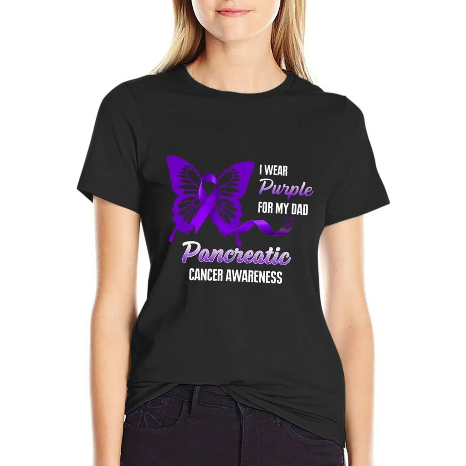 Cool Wear Purple Support Pancreatic Cancer Dad Shirt Awareness Butterfly Ribbon T Shirt T-Shirt
Cool Wear Purple Support Pancreatic Cancer Dad Shirt Awareness Butterfly Ribbon T Shirt T-Shirt