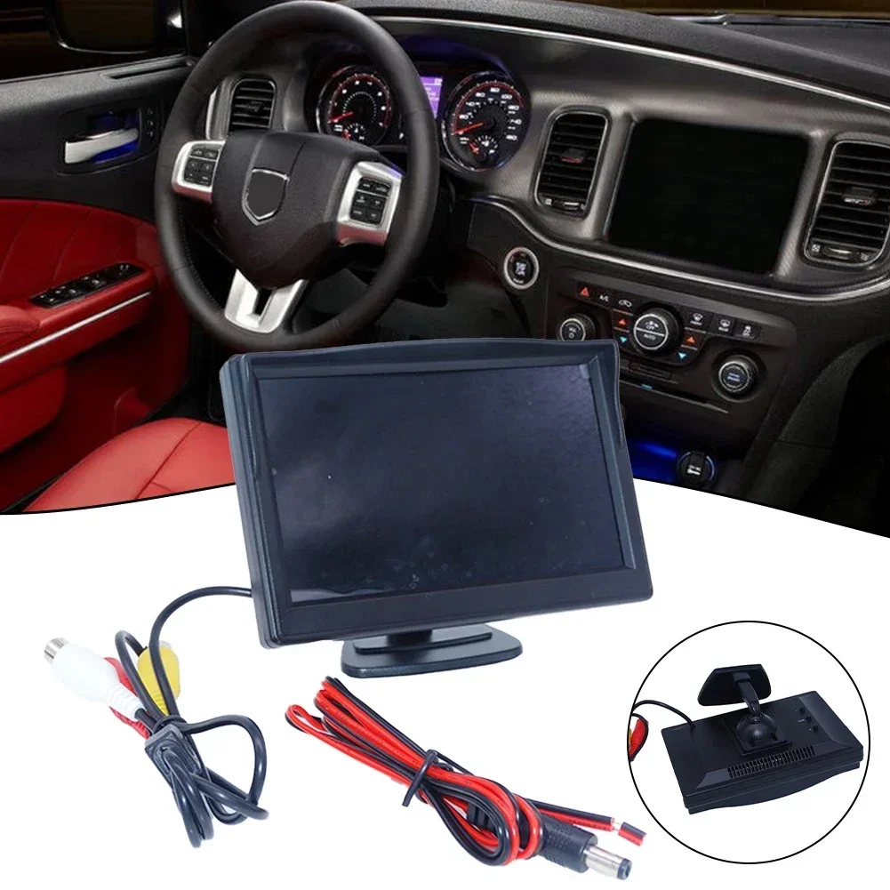 5inch AHD 1080P Reverse Monitor With Rear View Camera Kit Car Backup Parking Assitance Monitors With Stand & Power Cable
5inch AHD 1080P Reverse Monitor With Rear View Camera Kit Car Backup Parking Assitance Monitors With Stand & Power Cable