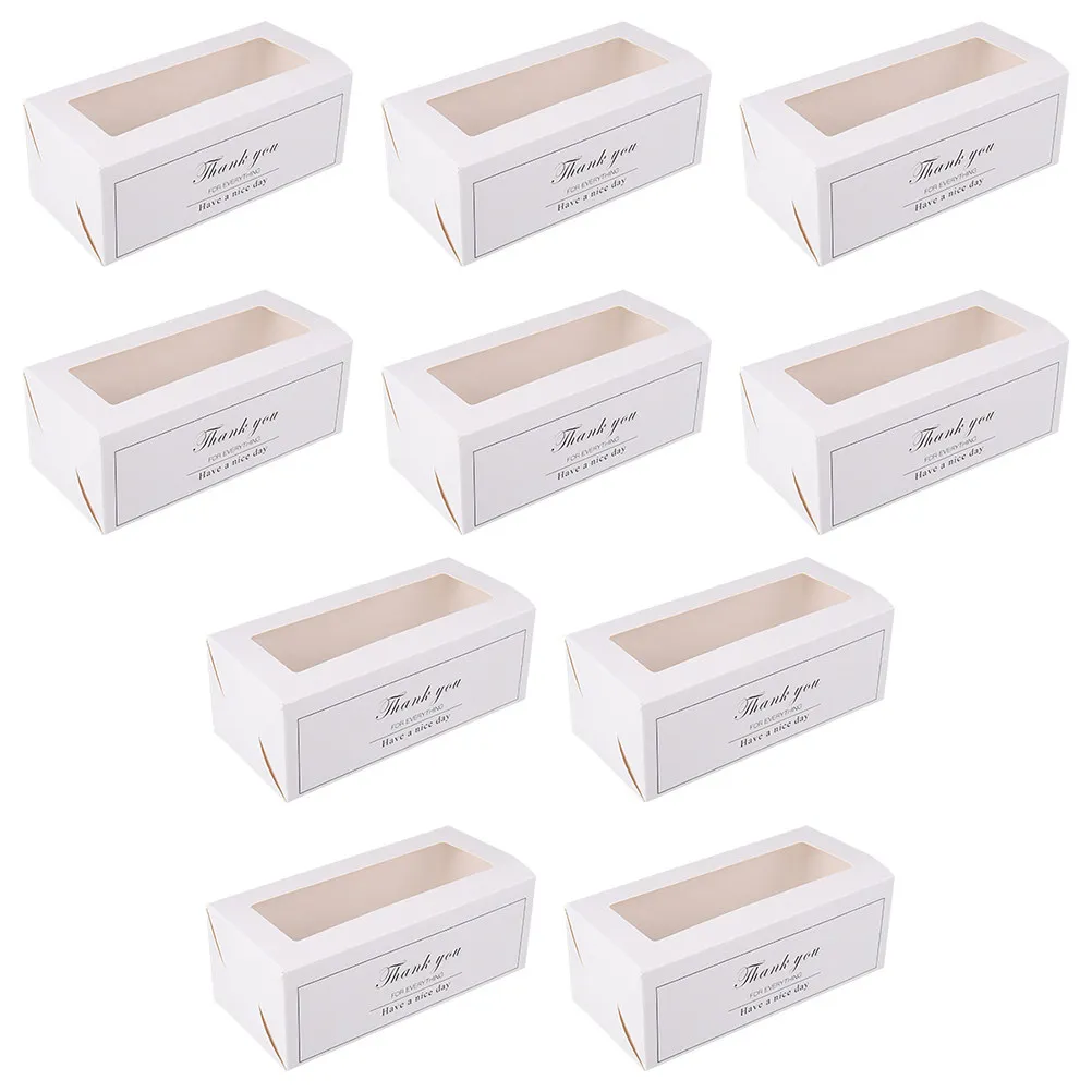 1Set Cake Roll Packaging Boxes White Practical Cake Packing Boxes Sealing Design Leakproof Window Dessert Storage for Wedding
1Set Cake Roll Packaging Boxes White Practical Cake Packing Boxes Sealing Design Leakproof Window Dessert Storage for Wedding