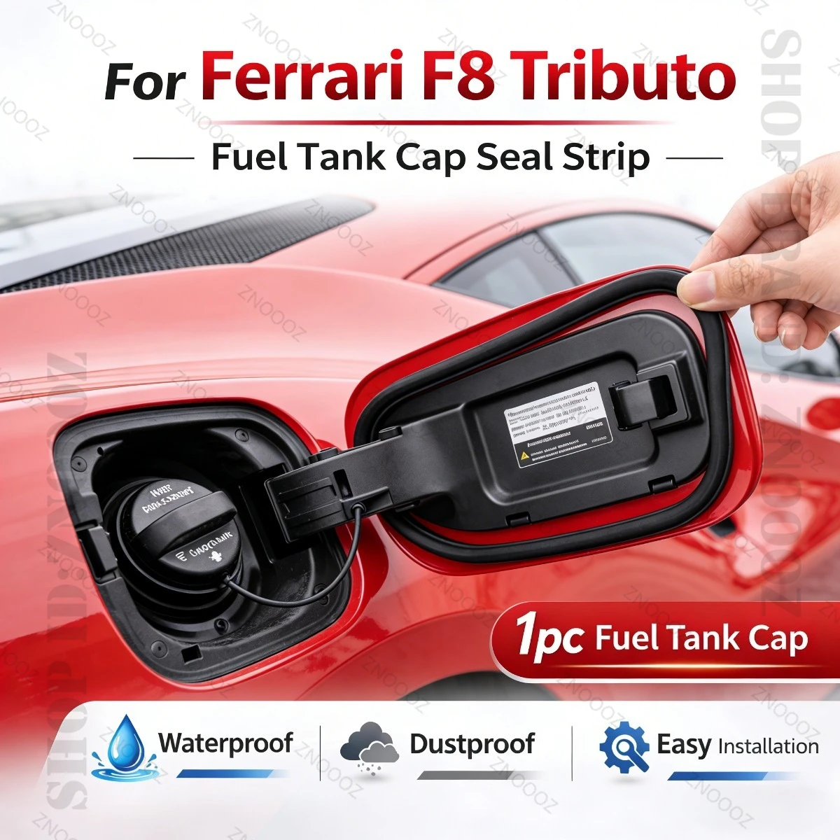 Car Seal Strip Rubber Double Layer Dustproof Waterproof Sealing Protector Gas Cap Trim 1pc Fuel Tank Cover For Ferrari F8Tributo
Car Seal Strip Rubber Double Layer Dustproof Waterproof Sealing Protector Gas Cap Trim 1pc Fuel Tank Cover For Ferrari F8Tributo