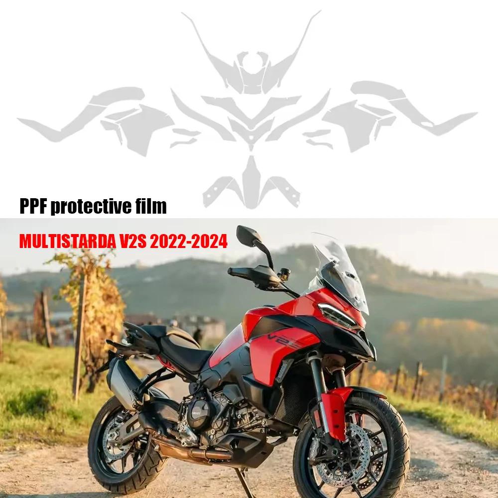 For DUCATI MULTISTARDA V2S 2022-2024 Scratch resistant Protective film Multistrada V2 PPF Motorcycle Invisible protective film
For DUCATI MULTISTARDA V2S 2022-2024 Scratch resistant Protective film Multistrada V2 PPF Motorcycle Invisible protective film