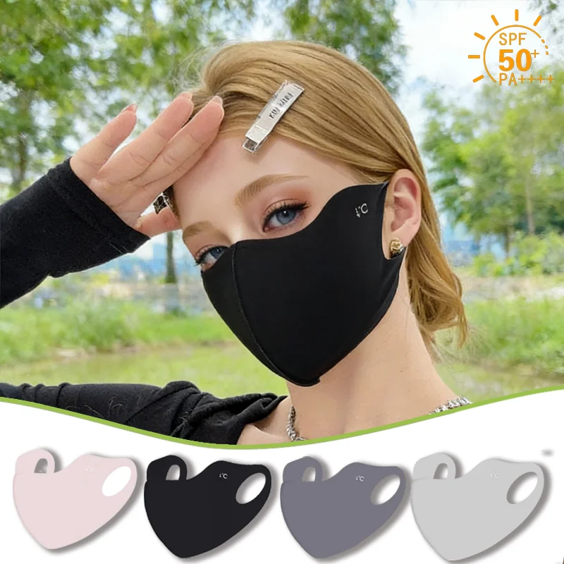 Cycling Ice Silk Face Mask UPF50+Sun Protection Unisex Adjustable Breathable Running Sport Face Cover For Women Outdoor Activity
Cycling Ice Silk Face Mask UPF50+Sun Protection Unisex Adjustable Breathable Running Sport Face Cover For Women Outdoor Activity