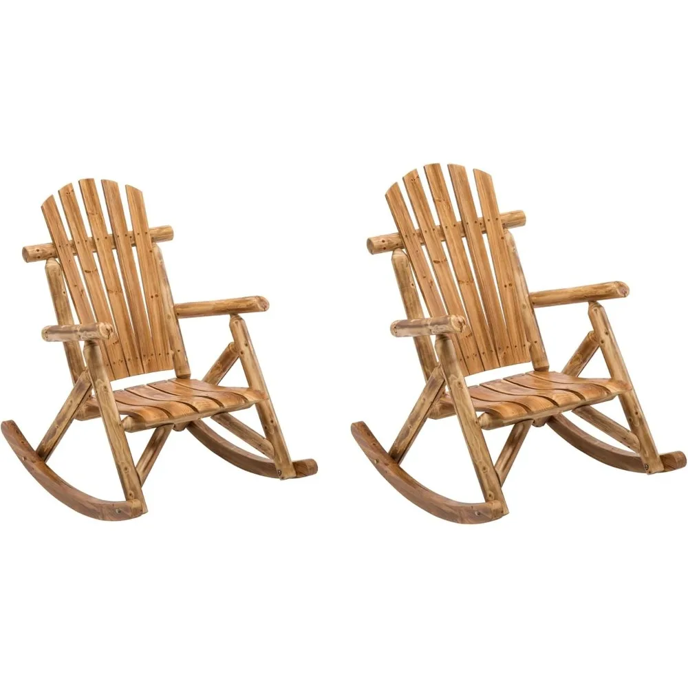 Outdoor Rocking Chairs Set of 2 Rocker Outside Patio Lawn Log Furniture Living Room Porch Comfy Beach Balcony, Heavy Duty, Light
Outdoor Rocking Chairs Set of 2 Rocker Outside Patio Lawn Log Furniture Living Room Porch Comfy Beach Balcony, Heavy Duty, Light