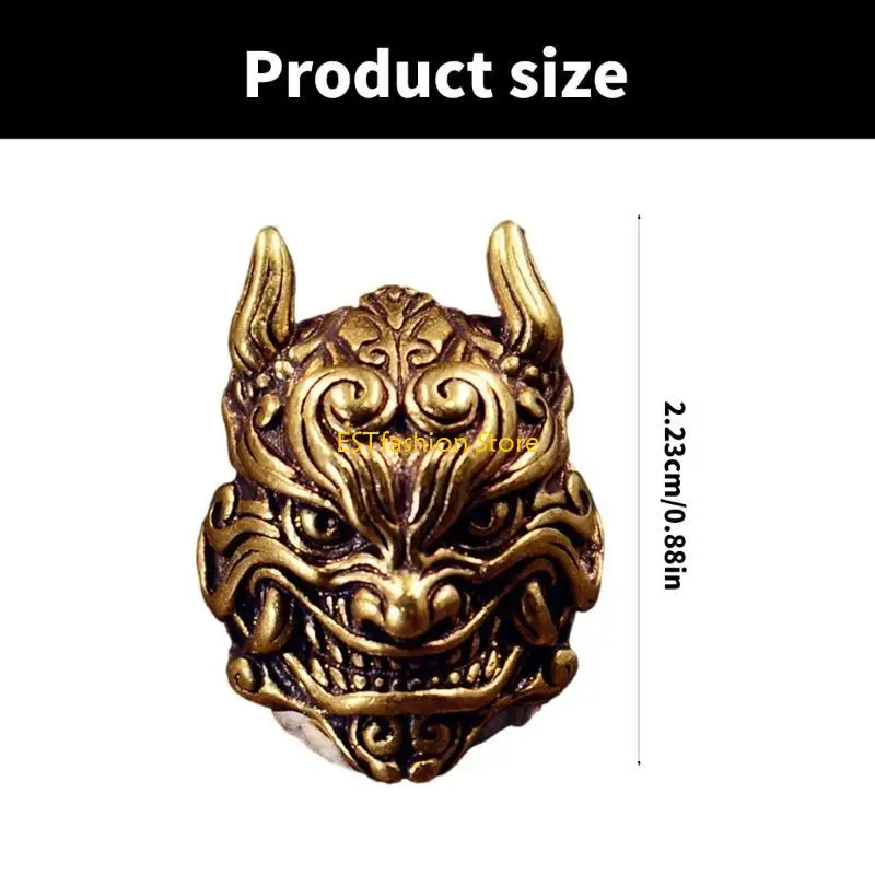 Y5GC Stylish Demons Head Beads Charm Pendant for Keyrings and Backpack Decoration Outdoor Gear Paracord Jewelry Making Supply
Y5GC Stylish Demons Head Beads Charm Pendant for Keyrings and Backpack Decoration Outdoor Gear Paracord Jewelry Making Supply