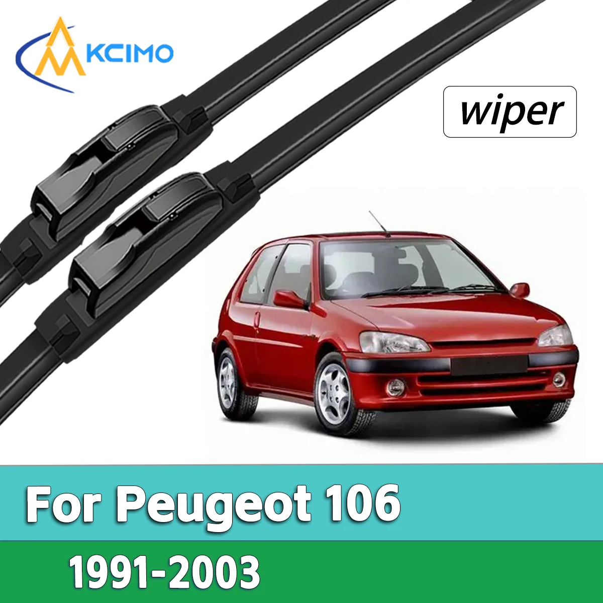 High Quality Natural Rubber Front Wiper Set Compatible For Peugeot 106 1991-2003 Front Window Cleaning Kit
High Quality Natural Rubber Front Wiper Set Compatible For Peugeot 106 1991-2003 Front Window Cleaning Kit