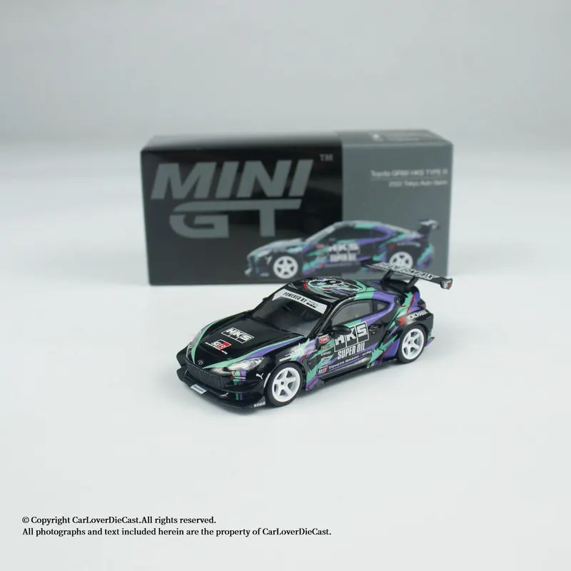 MINI GT 1:64 #1005 Toyota GR86 HKS Type R 2022 Tokyo Auto Salon Red/Black Alloy Die-cast Model, Collectible Display Car
MINI GT 1:64 #1005 Toyota GR86 HKS Type R 2022 Tokyo Auto Salon Red/Black Alloy Die-cast Model, Collectible Display Car