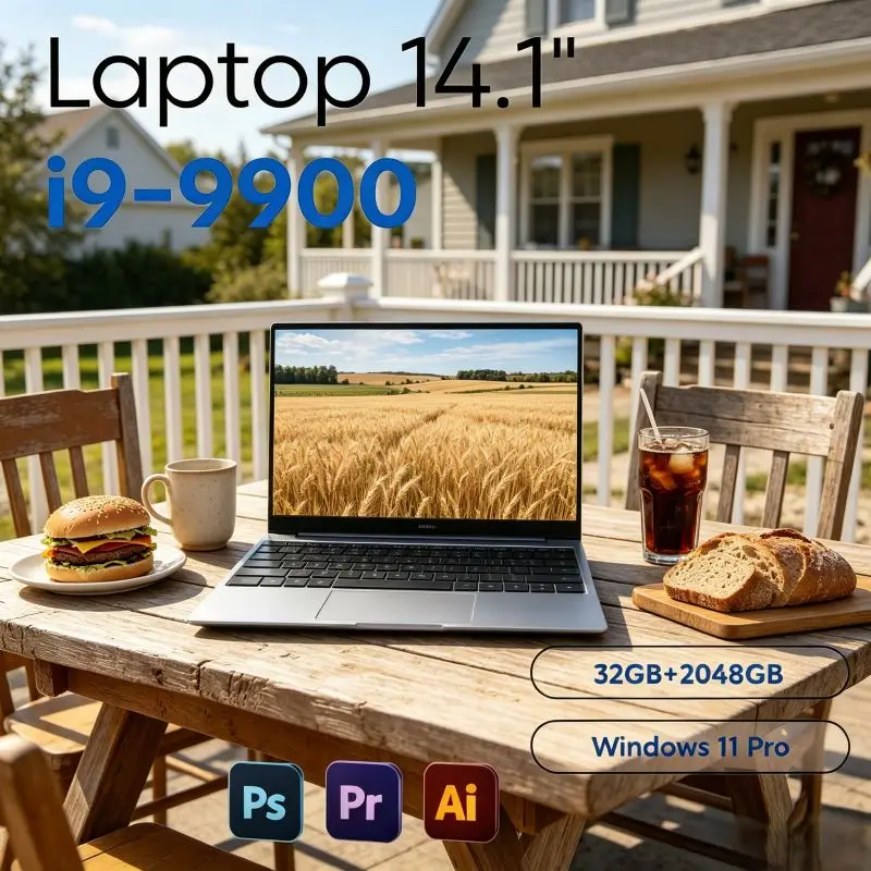 Preinstalled Official Windows11, 2026 New 14.1 Inch Portable Notebook Intel I9-9900 with 32GB DDR4 2TB SSD as Top-grade Daily Of
Preinstalled Official Windows11, 2026 New 14.1 Inch Portable Notebook Intel I9-9900 with 32GB DDR4 2TB SSD as Top-grade Daily Of