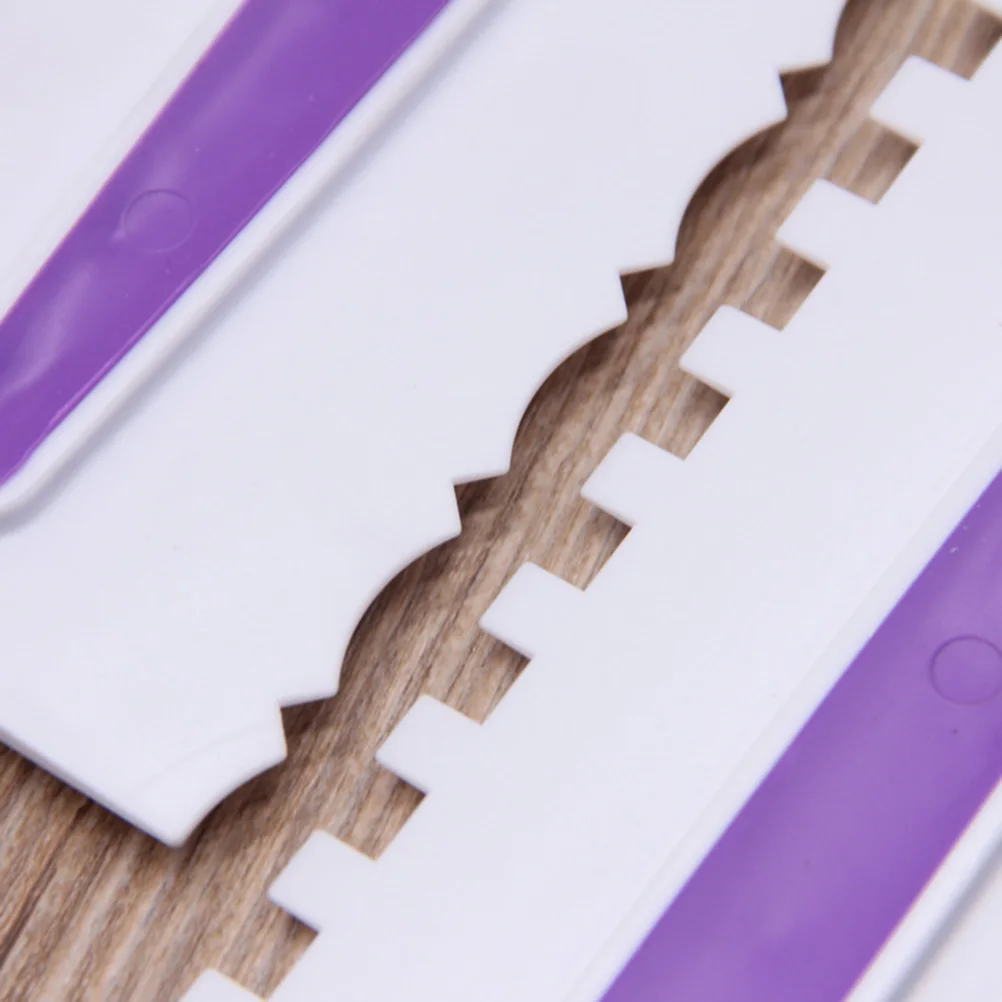 3 Pcs Cake Scraper Smoother Buttercream Spatulas Mousse Polisher Icing Comb Plastic 6 Patterns Professional Finish Storage
3 Pcs Cake Scraper Smoother Buttercream Spatulas Mousse Polisher Icing Comb Plastic 6 Patterns Professional Finish Storage