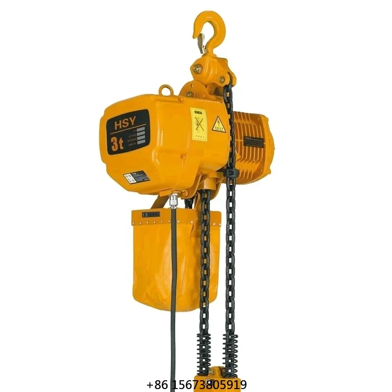 3T 5T Electric Chain Hoist 2 Ton China 220V 50hz 1P with Factory Price
3T 5T Electric Chain Hoist 2 Ton China 220V 50hz 1P with Factory Price