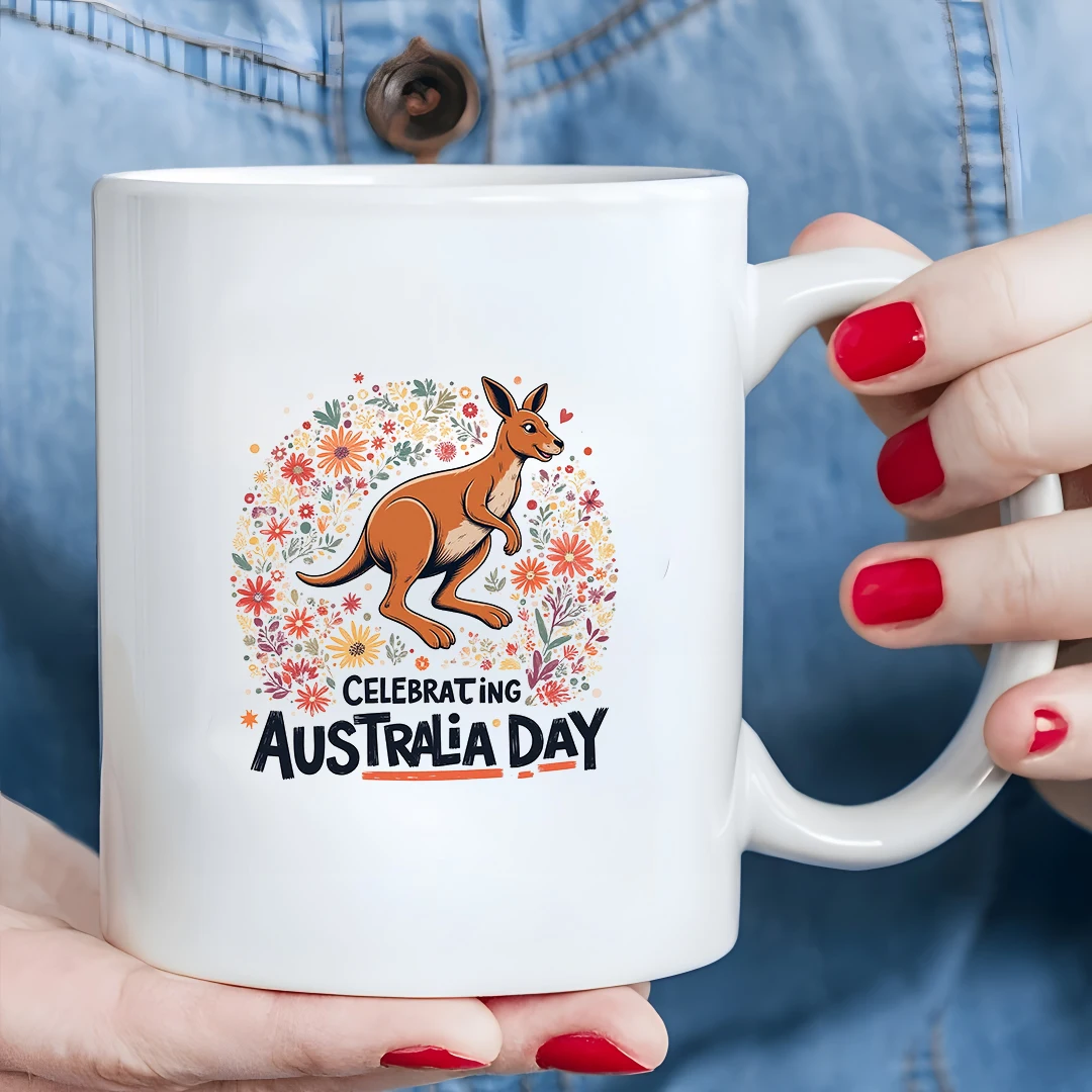 11oz Kangaroo cartoon mug + Australian gift for the day + kids' family office cup
11oz Kangaroo cartoon mug + Australian gift for the day + kids' family office cup
