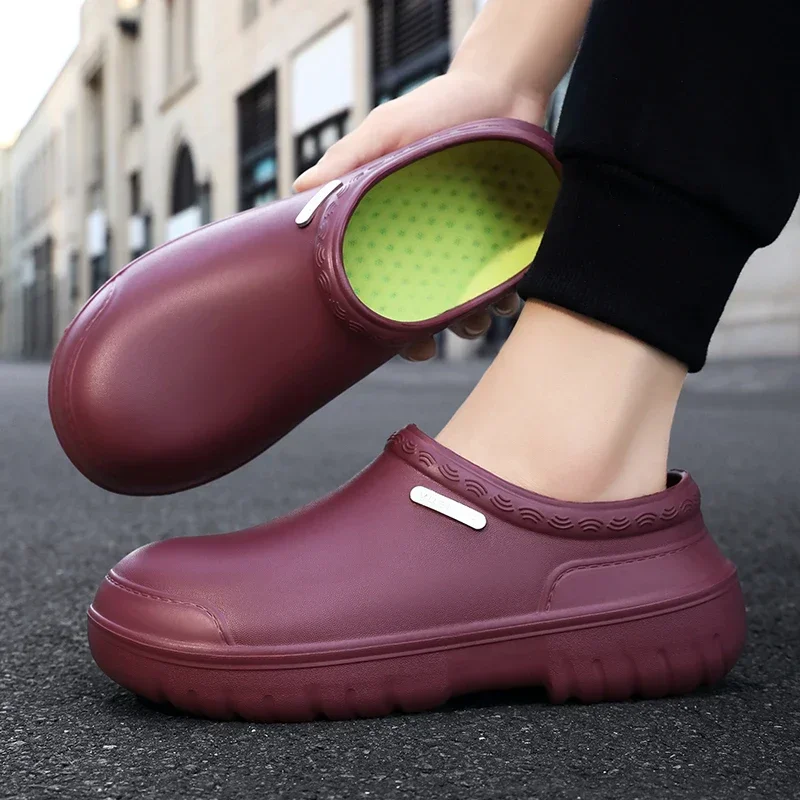 Professional Anti Slip Chef Shoes EVA Lightweight Couple Sandals Outdoor Beach Slippers Comfortable Walking Sneaker Zapatillas
Professional Anti Slip Chef Shoes EVA Lightweight Couple Sandals Outdoor Beach Slippers Comfortable Walking Sneaker Zapatillas