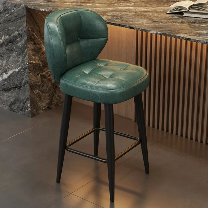 Nordic Modern Metal Bar Chair High Counter Leather Indoor Bar Chair With Backrest Stool Taburetes Para Barra Balcony Furniture
Nordic Modern Metal Bar Chair High Counter Leather Indoor Bar Chair With Backrest Stool Taburetes Para Barra Balcony Furniture