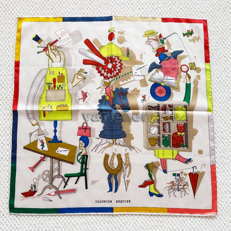 Double Faced Silk Scarf 70cm Luxury Designers Bandanas Shawls Neck Head Accessories Bag Hand Decoration Rolled Edge
Double Faced Silk Scarf 70cm Luxury Designers Bandanas Shawls Neck Head Accessories Bag Hand Decoration Rolled Edge